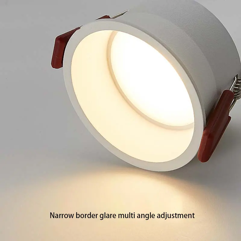 Moderno montado arquitetural novo design antirreflexo de alumínio pura alu downlight led