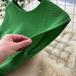 <span class=keywords><strong>Abito</strong></span> lungo da donna elegante <span class=keywords><strong>verde</strong></span> estivo 2026, modello impero, casual, plissettato, patchwork rurale, traspirante - Product Image 3
