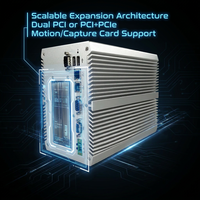 Industrial Box PC Core 3rd Gen 9-36V Wide Voltage VGA Display Dual Lan Dual COM Embedded PC 2PCI/PCIe Expansion Slots in Stock