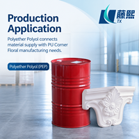 Polyol polyéther PEP en provenance directe d'usine, matière première pour les ornements décoratifs en mousse PU