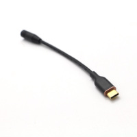 Pabrik OEM PD USB Tipe C laki-laki ke DC 3.5mm perempuan TRS adaptor Port AUX kabel Audio dengan DAC IC