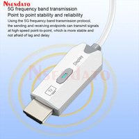 Adaptateur émetteur-récepteur vidéo et audio sans fil 5.8G 1080P durable 30M en plastique Bigway pour PC, ordinateur portable et TV
