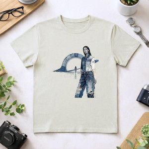 T-Shirt Unisex 210GSM 100% Cotone, Casual con Stampa DTF, Traspirante e Resistente, Maglietta da Uomo - Product Image 1