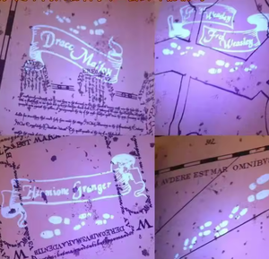 Nouvelle Carte des Maraudeurs du Monde des Sorciers 2024 au Design Magnifique avec Fonction Anti-Contrefaçon Laser – <span class=keywords><strong>Cadeau</strong></span> d'Halloween, Livraison Directe - Product Image 2