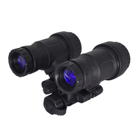 Casque de vision nocturne LinduNV PVS 31 avec binoculaire GP 1400FOM Gen2+ 1x grossissement, étanche IP67, 3 niveaux de luminosité
