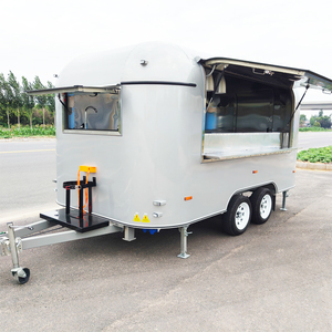 Fabrieksprijs Mobiele Straat Snelle Kleine Koffie Food Truck Mobiele Keuken Food Trailer Met Glazen <span class=keywords><strong>Display</strong></span> - Product Image 3