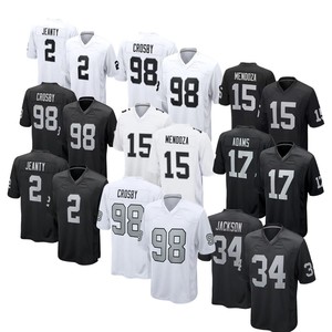 Groothandel herentruien 2026 Las Vegas 15 # Fernando Mendoza 2 # Jean-Ty 98 # Crosby Limited Jersey American Football Geborduurde Jersey - Product Image 1
