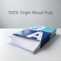 Papier Copie Blanc A4 en Gros 80g/m² 75g/m² 70g/m² 500 Feuilles 100% Pâte de Bois Vierge pour Bureau École Entreprise Qualité Supérieure