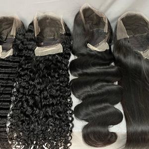 Perruque frontale en dentelle de cheveux humains HD 13x6, ondulations profondes, 30 pouces, en promotion, lisses, ondulées, bouclées effet mouillé - Product Image 6