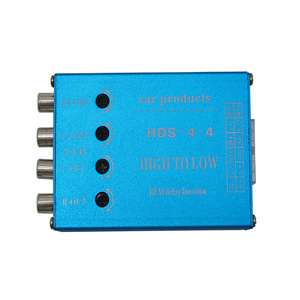 Convertidor de Audio de Alta a Baja Fidelidad HDS-4-4, Sistema de Audio para Auto RCA de 4 Entradas y 4 Salidas con Función REM Delay - Product Image 2