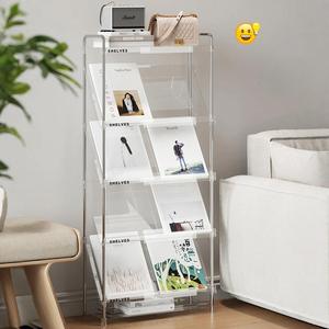 Meuble de salon moderne, étagère à chaussures en plastique, 6 niveaux, étagère à chaussures en plastique tendance, organisateur de rangement - Product Image 2