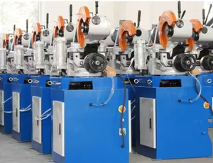 Macchina da taglio ad angolo in acciaio inossidabile senza sbavature sega circolare in metallo pneumatica macchina da taglio per tubi di 45 gradi - Product Image 5