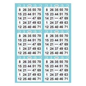 Bingo de Alta Definición con Entrega Rápida, Bingo Digital con Números Impresos para Fiestas - Product Image 5