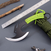 Survie Hache arbre bois outils marteau montagne tomahawk bushcraft Couteau