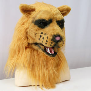 หน้ากากแพนด้าขยับขากรรไกรได้ พร้อมไฟในดวงตา อุปกรณ์ประกอบการแสดงบนเวที หน้ากากสัตว์ขนฟู ปากขยับได้ สำหรับงานแฟนซี งานคาร์นิวัล - Product Image 3