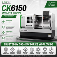 Torno CNC CK6150 de Bancada Plana, Torno CNC de 500 mm de Diámetro de Torneado, Máquina de Torneado de Metal, Torno Automático Horizontal
