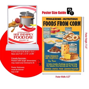 High Quality Rechargeable Counter <b>Top</b> Advertising Light Box A4 <b>Table</b> <b>Stand</b> Menu <b>Display</b> Board Panel Led Light Box - Product Image 2