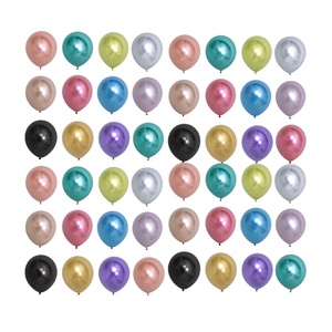 Décoration <span class=keywords><strong>de</strong></span> fête <span class=keywords><strong>de</strong></span> 10 pouces hélium qualité Latex métal <span class=keywords><strong>couleur</strong></span> chrome ballons métalliques - Product Image 6