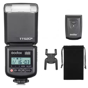 Flash pour appareil photo GODOX TT520III GN33 433MHz avec déclencheur sans fil, Speedlite manuel avec synchronisation PC et griffe porte-flash pour Canon Sony <span class=keywords><strong>Nikon</strong></span> - Product Image 1