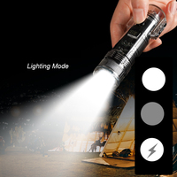 Encendedor Eléctrico USB Multifuncional para Exteriores, Encendedor Recargable de Doble Arco, Tres Modos de Iluminación, Encendedor Impermeable IP56