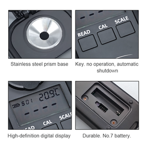 <span class=keywords><strong>Digital</strong></span> salinidade refratômetro 0-100% gama salinidade medidor 0,2% precisão 0,1% resolução refrativa teste água do mar - Product Image 3