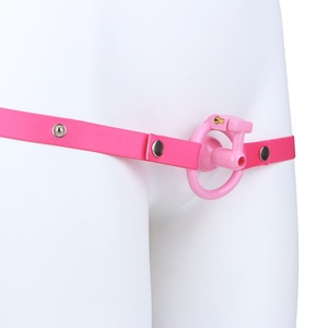 AS-032 Candado de Castidad de Resina, Jaula Corta para Pene, Candado de Castidad, Juguete Sexual para Adultos, Dispositivo de Bloqueo de Esperma - Product Image 4