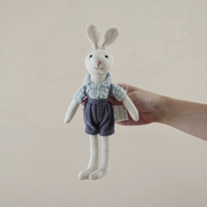 Lindo Conejo de Peluche de Algodón con Orejas Largas, Juguete de Peluche Suave para Bebés, Animal de Peluche para <span class=keywords><strong>Dormir</strong></span>, Regalo de Cumpleaños para Niños - Product Image 4