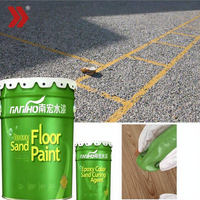 Peinture époxy bicomposante aqueuse personnalisée OEM pour sols sablés, application au pinceau, revêtement liquide multicolore pour bâtiment, intérieur