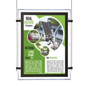 Tờ rơi quảng cáo biểu ngữ Ngân Sách Đại Lý Hội Đồng Quản Trị môi giới lập kế hoạch bán hàng in Áp phích ý tưởng treo LED Backlit dấu hiệu trong nhà bất động sản - Product Image 4