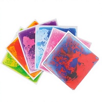 Tapis sensoriel tactile liquide non toxique de fabrication originale, jouets éducatifs pour enfants, tapis de jeu pour chambre d'enfant, carrelage sensoriel, sol, 6 pièces