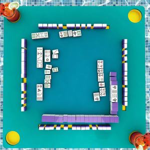 Tapis de Mahjong Flottant 32x32 Pouces – Accessoire de Jeu de Haute Qualité pour Piscine, Idéal pour Jeux de Cartes, Scrabble, Dominos, Poker - Product Image 4