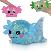 Jouets à presser amusants, adorables animaux Axolotl et Capybara, jouets sensoriels anti-stress pour enfants, cadeaux pour enfants