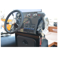 Bateau pneumatique RIB-420 Hypalon, bateau pneumatique économique, PVC/Hypalon/Orca, double coque rigide en fibre de verre, sport