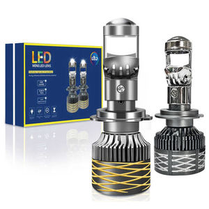 3 giorni di spedizione gratuita per noi locale H4 H7 H11 9005 9006 LED Mini proiettore lente A81 PRO LED 150W 20000LM Mini Bi LED lente lampadina - Product Image 1