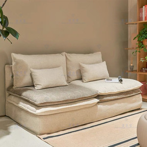 Funda de Sofá Lavable y Extraíble de Lino, Estilo Wabi Sabi, Individual, Doble, de Tres Plazas, para Apartamentos Pequeños y Casas de Huéspedes - Product Image 2