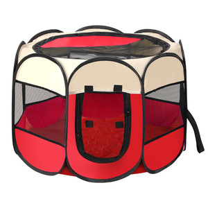 Casa para mascotas plegable <span class=keywords><strong>de</strong></span> <span class=keywords><strong>tela</strong></span> Oxford, modelo octogonal 4544, superventas transfronterizo, directo <span class=keywords><strong>de</strong></span> fábrica, para gatos y perros, jaula para perros Paw - Product Image 3