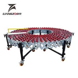 LIANGZO Unpowered Track Skate Wheel Erweiterbarer Förderer für den Material transport