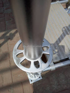EN1812811-1 Standards Q235 Hot Dipped Galvanized Rosette Scaffold Steel Ringlock Scaffolding Steel <b>Ring</b> Lock Scaffolding - Product Image 5