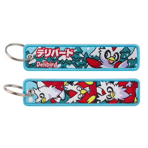 Nuevos llaveros de tela bordados de doble cara con logo de anime de Pokémon, 7 estilos, para videojuegos, llaveros de coche de dibujos animados, etiquetas para llaves de coche. - Product Image 6