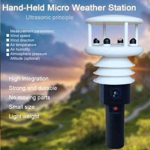 Station météo portable multifonctionnelle intelligente personnalisable 5 en 1 HAWS005D, anémomètre ultrasonique pour l'agriculture HAWS0 - Product Image 1