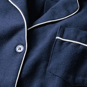 Ensemble de <span class=keywords><strong>pyjama</strong></span> pour enfants en bambou passepoilé imprimé personnalisé vêtements de nuit d'automne à manches longues décontractés pour garçons - Product Image 2