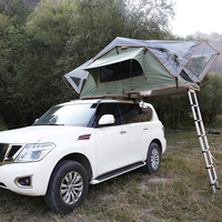 Fournisseur en vedette Tente de camping sur le toit Euro Dome à longue durée de vie avec galerie de toit Toile double couche Quatre saisons Une chambre