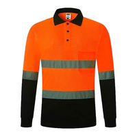 Polo de sécurité haute visibilité en polyester personnalisable, coupe-vent, certifié CE/UE, vêtement de travail de haute qualité avec logo – Offre Spéciale
