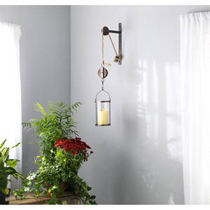 HMS 32 \ "moderno porta candele in metallo e vetro in argento stile scandinavo per il bagno - Product Image 4