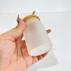 Paquete de 50 vasos de chupito mini de 3.5oz en blanco para sublimación, con tapas de bambú y pajitas metálicas, para café helado, refrescos y bebidas. Envío desde almacén de EE. UU. - Product Image 4
