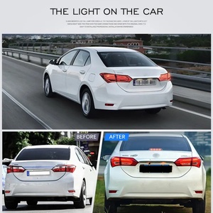 TYPY Full LED Taillights Assembly for Toyota Corolla Auto Part Rear Tail Lamps Car Accessories DRL <b>Plug</b>-n-<b>Play</b> 2014-2018 - Product Image 3