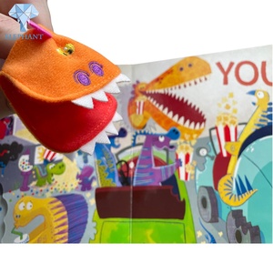 Libro Infantil de Tapa Dura con Decoración de Colores Personalizados, Papel de Cartón, para Dibujar en Silencio, con Tacto de Fieltro en Inglés - Product Image 4