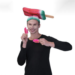 All'ingrosso nuovo uomo donna divertente divertente cappello di anguria cappelli di Halloween Performance sceniche maschera Costume per ruolo <span class=keywords><strong>Paly</strong></span> - Product Image 3