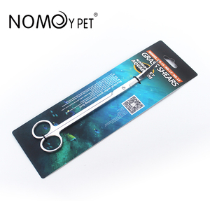 NOMOY D'<span class=keywords><strong>AQUARIUM</strong></span> En Gros 2020 haute qualité en acier inoxydable 25cm plante Aquatique ciseaux Coude Droit formes Ondulées - Product Image 5