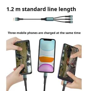 Customized Logo 3 in 1 Data 5A Cell Phone Mobile Para Celular Tipo Charger Gift Sets <b>Usb</b> Type C <b>Cable</b> Fast Charging - Product Image 3